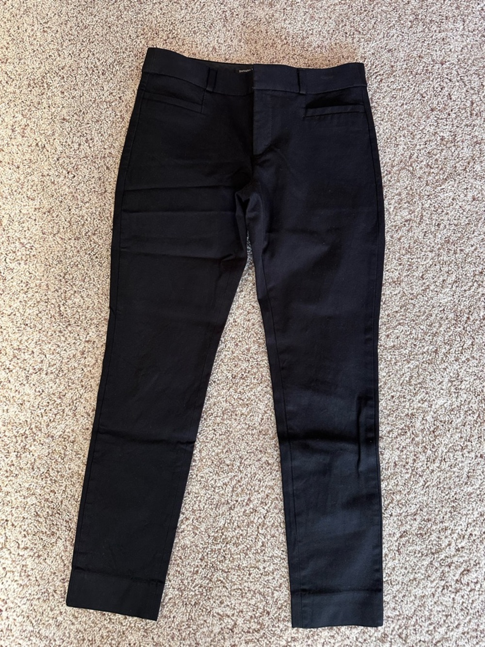 Banana Republic Sloan Black Slim Dress Pants